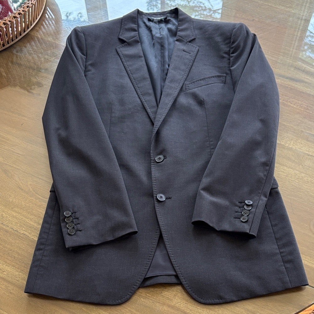 Dolce & Gabbana Men's Dark Charcoal Notch-Lapel Blazer